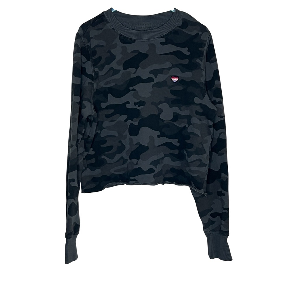 Spiritual Gangster Girls Mazzy pullover - gray camo - Radiate Love Cropped S/10